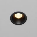Spot incastrabil LED Dip negru 3000K 10W