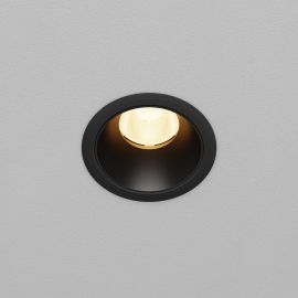 Spot incastrabil LED Dip negru 3000K 10W