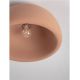 Lustre aplicate - Lustra aplicata tavan cu textura granulata Davo 43cm, rosu caramiziu