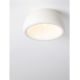 Lustre aplicate - Lustra aplicata tavan cu textura granulata Davo 43cm, alb piatra