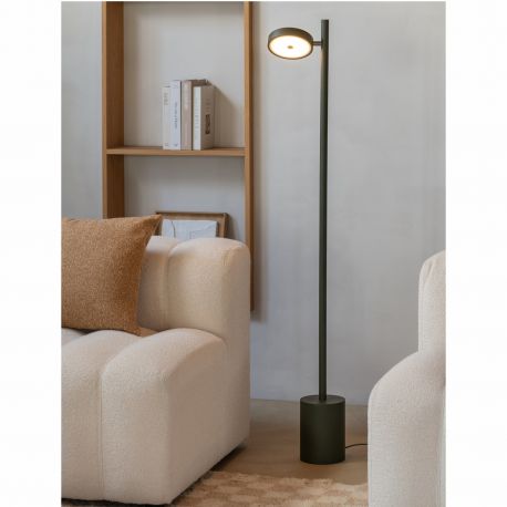Lampadare - Lampadar LED din lemn de frasin verde Okinawa