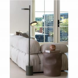 Lampadare - Lampadar LED din lemn de frasin verde Okinawa