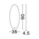 Oglinzi - Oglinda cu iluminat LED pentru baie IP44 RILO 36x90cm