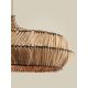 Pendule, Lustre suspendate - Lustra boho style Rinjani 60x29cm natural, M