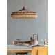 Pendule, Lustre suspendate - Lustra boho style Rinjani 60x29cm natural, M