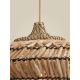 Pendule, Lustre suspendate - Lustra boho style Rinjani 50x24cm natural, S