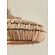 Pendule, Lustre suspendate - Lustra boho style Rinjani 50x24cm natural, S