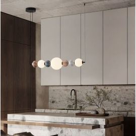 Pendule, Lustre suspendate - Lustra LED cu ceramica multicolora DAZZ