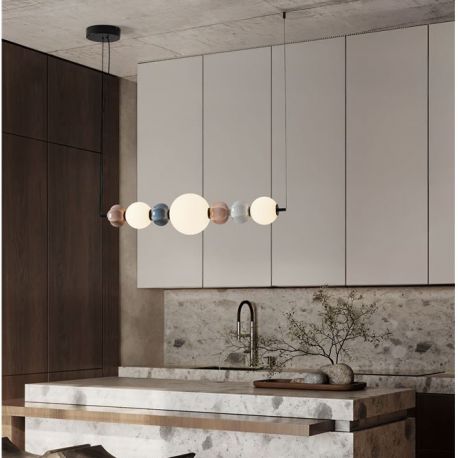 Pendule, Lustre suspendate - Lustra LED cu ceramica multicolora DAZZ