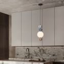 Pendul, Lustra LED cu ceramica multicolora DAZZ