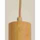 Pendule, Lustre suspendate - Pendul cu Spot din bambus natur Java