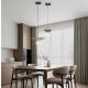 Pendule, Lustre suspendate - Lustra LED suspendata BARIS White Tea 38cm