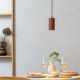 Pendule, Lustre suspendate - Pendul cu Spot din bambus maro Java