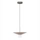 Pendule, Lustre suspendate - Lustra LED suspendata BARIS Nut Brown 38cm