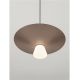Pendule, Lustre suspendate - Lustra LED suspendata BARIS Nut Brown 38cm