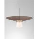 Pendule, Lustre suspendate - Lustra LED suspendata BARIS Nut Brown 38cm