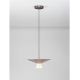 Pendule, Lustre suspendate - Lustra LED suspendata BARIS Nut Brown 38cm