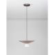 Pendule, Lustre suspendate - Lustra LED suspendata BARIS Nut Brown 38cm