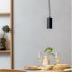 Pendule, Lustre suspendate - Pendul cu Spot din bambus negru Java
