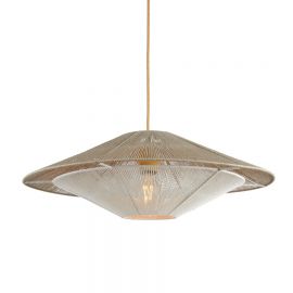 Pendule, Lustre suspendate - Pendul design natural Lumbini 50x20cm l. grey, S
