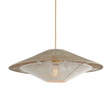 Pendule, Lustre suspendate - Pendul design natural Lumbini 50x20cm l. grey, S