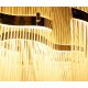 Lustre aplicate - Lustra tavan, Plafoniera moderna XXL Firefly 180 auriu