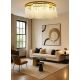 Lustre aplicate - Lustra tavan, Plafoniera moderna XXL Firefly 180 auriu