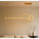 Pendule, Lustre suspendate - Lustra aurie inelara LED Range 120cm