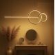 Pendule, Lustre suspendate - Lustra aurie inelara LED Range 120cm