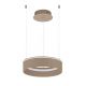 Pendule, Lustre suspendate - Lustra LED design circular OLIVIA bej D-40cm