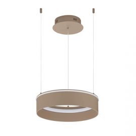 Pendule, Lustre suspendate - Lustra LED design circular OLIVIA bej D-40cm
