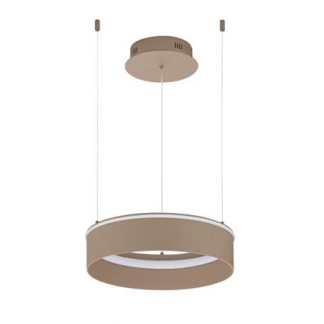 Pendule, Lustre suspendate - Lustra LED design circular OLIVIA bej D-40cm