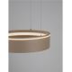 Pendule, Lustre suspendate - Lustra LED design circular OLIVIA bej D-40cm