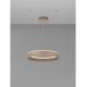 Pendule, Lustre suspendate - Lustra LED design circular OLIVIA bej D-60cm