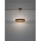 Pendule, Lustre suspendate - Lustra LED design circular OLIVIA bej D-60cm