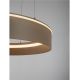 Pendule, Lustre suspendate - Lustra LED design circular OLIVIA bej D-60cm