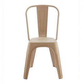 Scaune - Scaun de exterior design industrial din polipropilena Loft bej