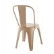 Scaune - Scaun de exterior design industrial din polipropilena Loft bej