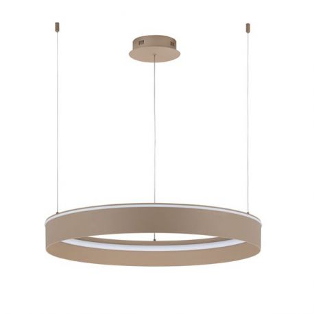 Pendule, Lustre suspendate - Lustra LED design circular OLIVIA bej D-78cm