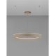 Pendule, Lustre suspendate - Lustra LED design circular OLIVIA bej D-78cm