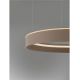 Pendule, Lustre suspendate - Lustra LED design circular OLIVIA bej D-78cm