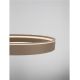 Pendule, Lustre suspendate - Lustra LED design circular OLIVIA bej D-78cm