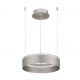 Pendule, Lustre suspendate - Lustra LED design circular OLIVIA nickel D-40cm