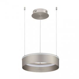 Pendule, Lustre suspendate - Lustra LED design circular OLIVIA nickel D-40cm