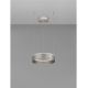 Pendule, Lustre suspendate - Lustra LED design circular OLIVIA nickel D-40cm