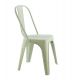 Scaune - Scaun de exterior design industrial Loft verde deschis