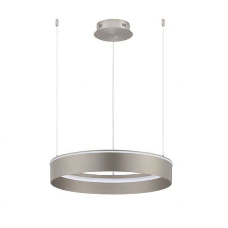 Pendule, Lustre suspendate - Lustra LED design circular OLIVIA nickel D-60cm