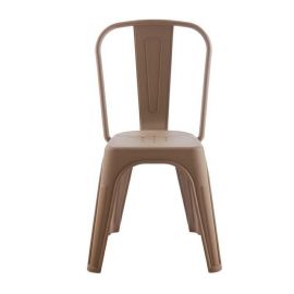 Scaune - Scaun de exterior design industrial Loft maro