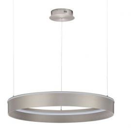Pendule, Lustre suspendate - Lustra LED design circular OLIVIA nickel D-78cm