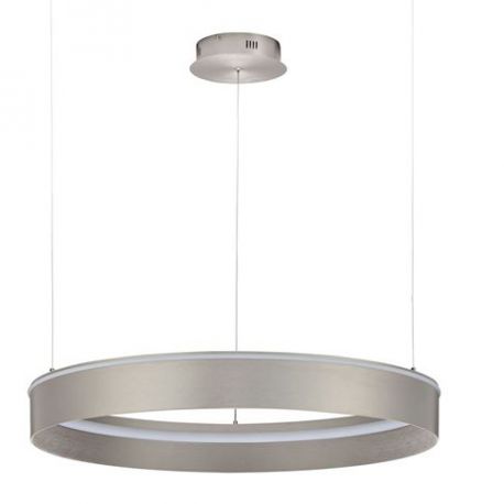 Pendule, Lustre suspendate - Lustra LED design circular OLIVIA nickel D-78cm
